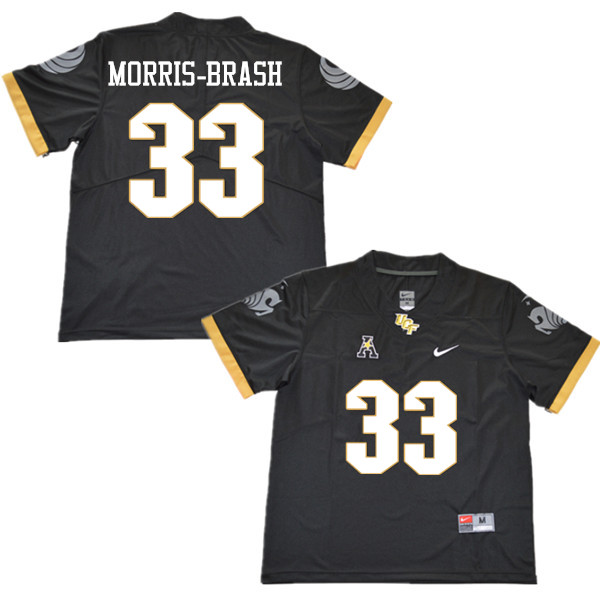 Men #33 Tre'mon Morris-Brash UCF Knights College Football Jerseys Sale-Black